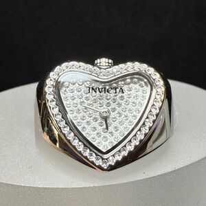Invicta Mini Angel Women's Ring Watch Crystal Bezel Heart Dial 49578-NEW